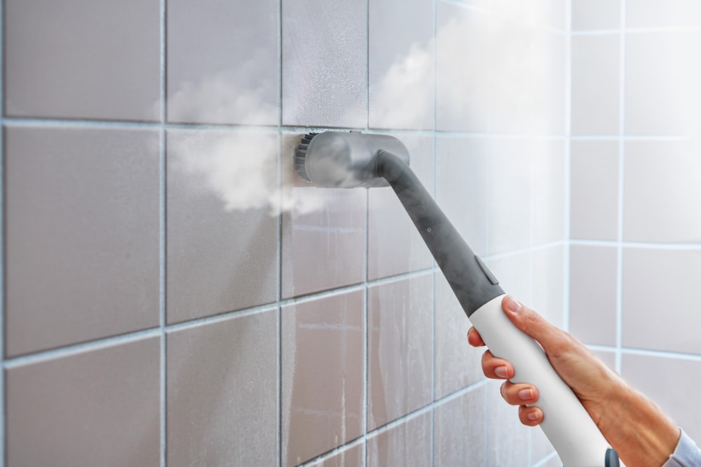 Tile floor cleaning